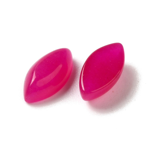Magenta jade cabochon horse eye 8x4 mm 1 pc Magenta jade cabochon horse eye 8x4 mm 1 pc