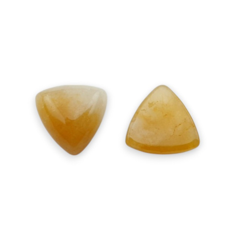 Jade topaz cabochon trillion 10x10 mm 1 pc Jade topaz cabochon trillion 10x10 mm 1 pc
