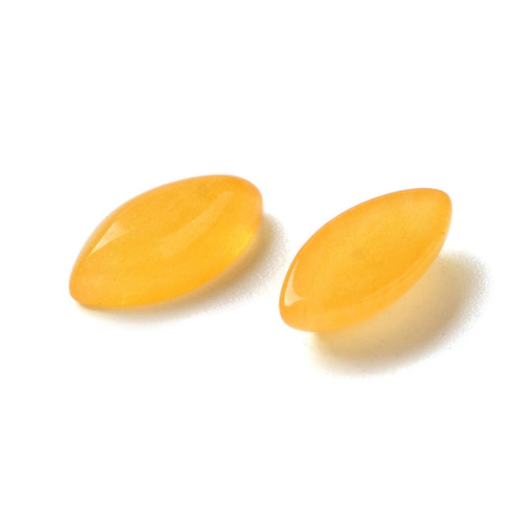 Yellow jade cabochon horse eye 8x4 mm 1 pc Yellow jade cabochon horse eye 8x4 mm 1 pc