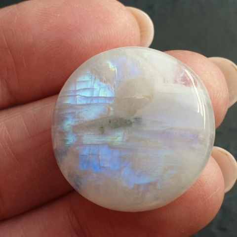 Moonstone cabochon dia. 25 mm no A344