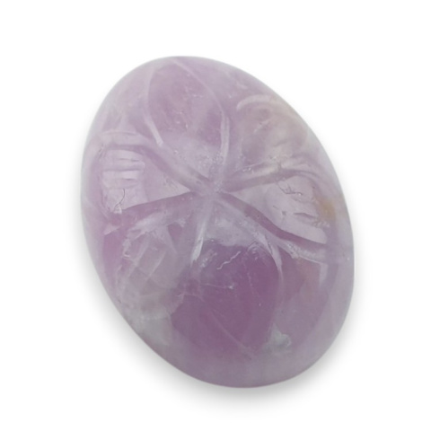 Kunzite carved cabochon 21x15 mm no 32 Kunzite carved cabochon 21x15 mm no 32