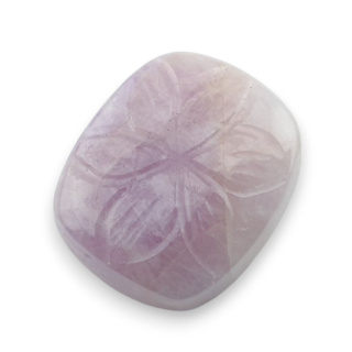 Kunzite carved cabochon 21x18 mm no 10