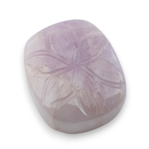 Kunzite carved cabochon 21x18 mm no 10 Kunzite carved cabochon 21x18 mm no 10