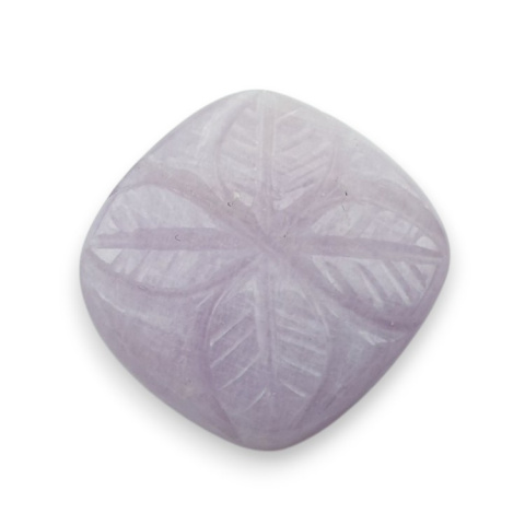 Kunzite carved cabochon 21x20 mm no 27 Kunzite carved cabochon 21x20 mm no 27