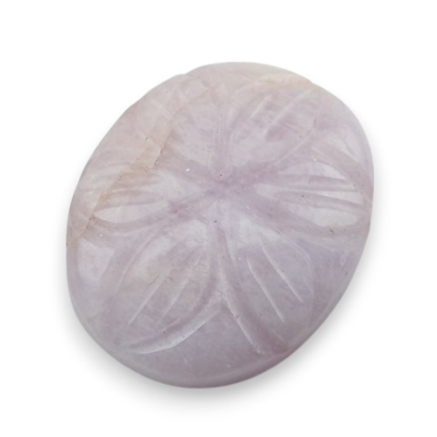 Kunzite carved cabochon 23x18 mm no 26 Kunzite carved cabochon 23x18 mm no 26