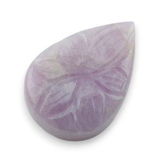 Kunzite carved cabochon 24x17 mm no 18