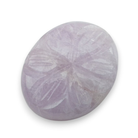 Kunzite carved cabochon 24x19 mm no 20 Kunzite carved cabochon 24x19 mm no 20