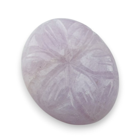 Kunzite carved cabochon 24x19 mm no 20 Kunzite carved cabochon 24x19 mm no 20