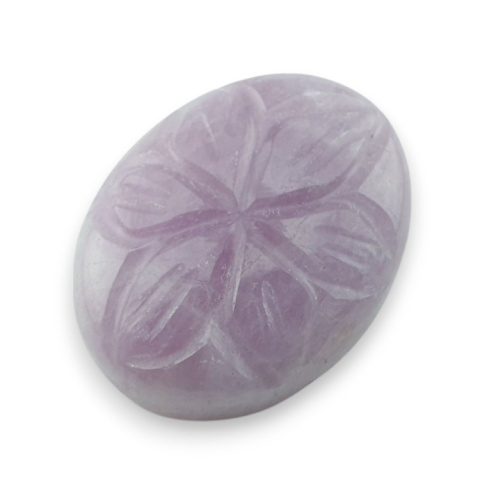 Kunzite carved cabochon 24x19 mm no 6 Kunzite carved cabochon 24x19 mm no 6
