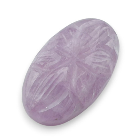 Kunzite carved cabochon 25x15 mm no 9 Kunzite carved cabochon 25x15 mm no 9