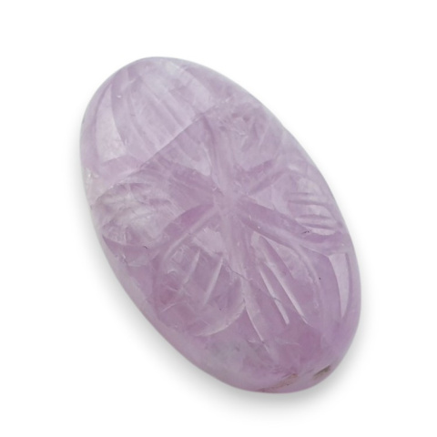 Kunzite carved cabochon 25x15 mm no 9 Kunzite carved cabochon 25x15 mm no 9