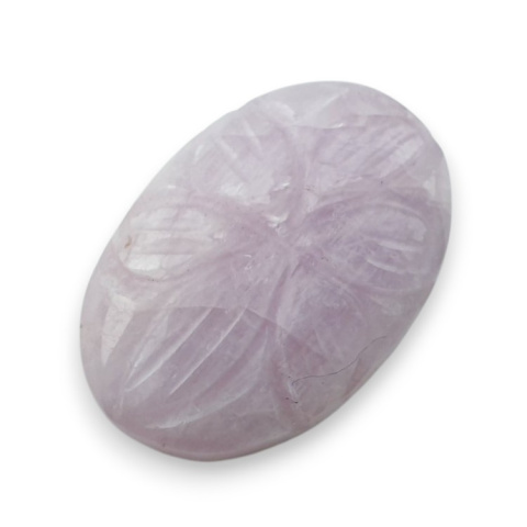 Kunzite carved cabochon 25x17 mm no 17