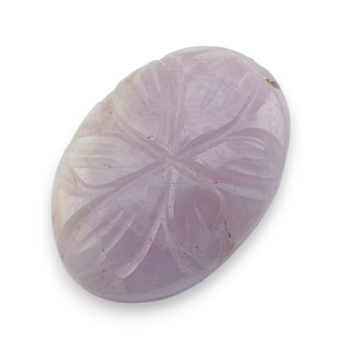Kunzite carved cabochon 25x18 mm no 12 Kunzite carved cabochon 25x18 mm no 12