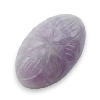 Kunzite carved cabochon 26x17 mm no 1