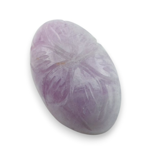 Kunzite carved cabochon 26x17 mm no 1 Kunzite carved cabochon 26x17 mm no 1