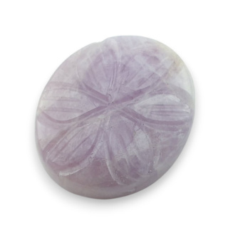 Kunzite carved cabochon 27x22 mm no 22