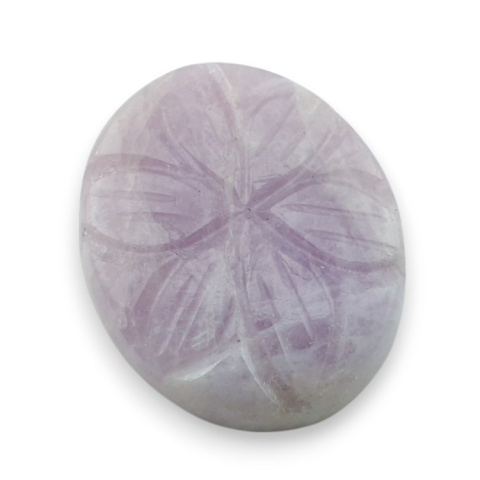 Kunzite carved cabochon 27x22 mm no 22 Kunzite carved cabochon 27x22 mm no 22
