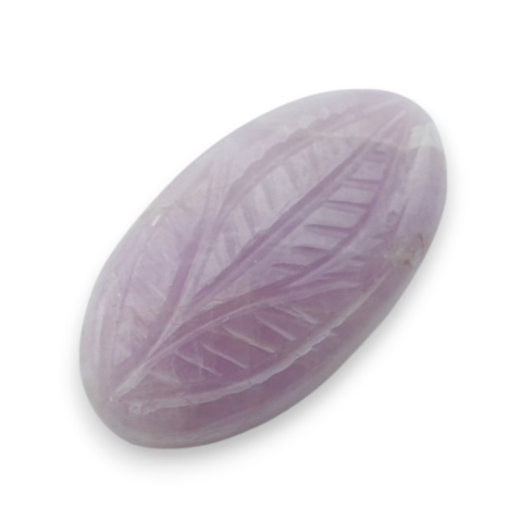 Kunzite carved cabochon 28x16 mm no 23