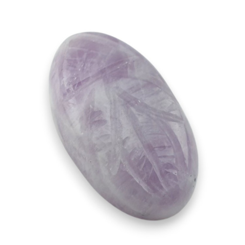 Kunzite carved cabochon 29x17 mm no 5