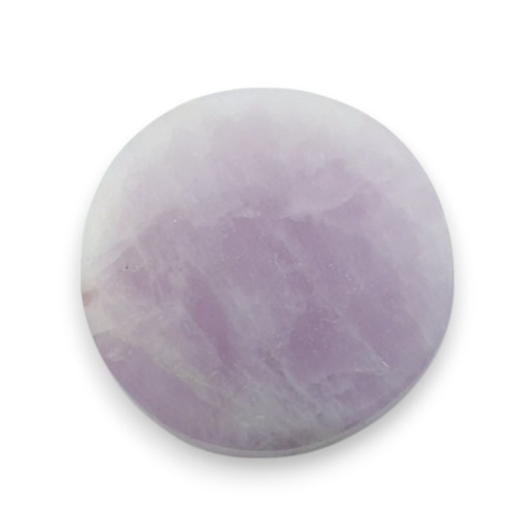 Kunzite carved cabochon fi 18 mm no 8 Kunzite carved cabochon fi 18 mm no 8