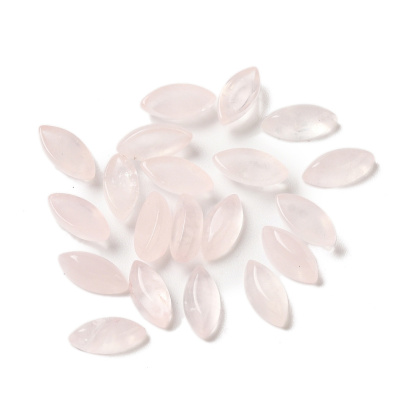 Rose quartz cabochon horse eye 8x4 mm 1 pc