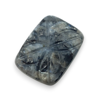 Larvikite carved cabochon 20x15 mm no 81