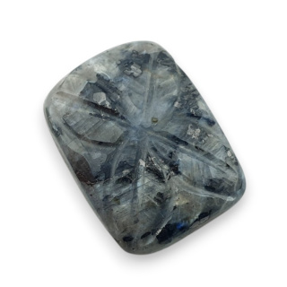 Larvikite carved cabochon 20x15 mm no 81
