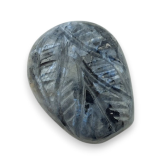 Larvikite carved cabochon 23x18 mm no 17