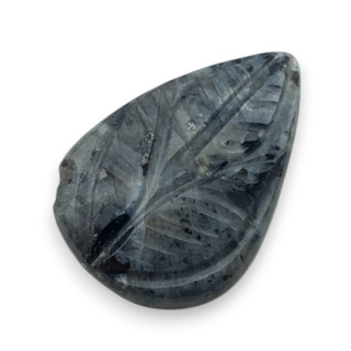Larvikite carved cabochon 24x17 mm no 35