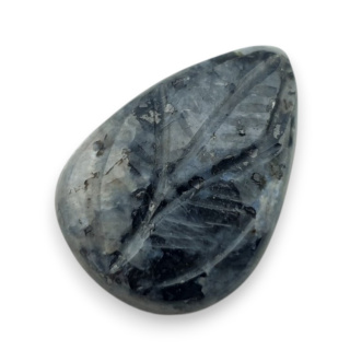 Larvikite carved cabochon 24x17 mm no 37