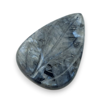 Larvikite carved cabochon 24x18 mm no 22