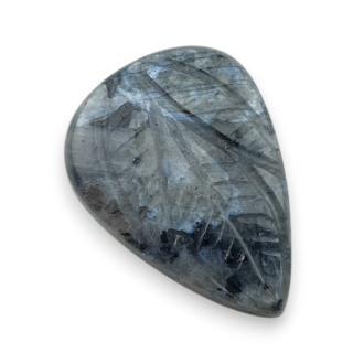 Larvikite carved cabochon 24x18 mm no 22