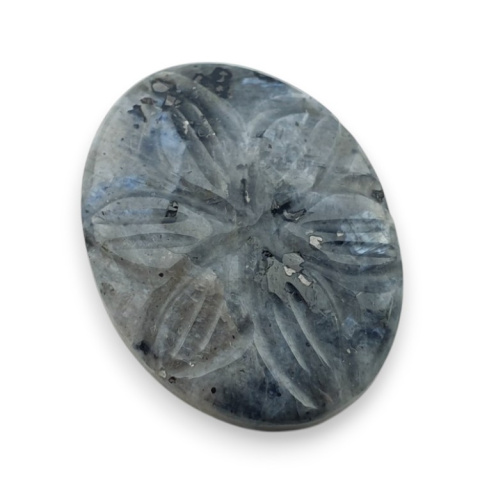 Larvikite carved cabochon 24x18 mm no 36 Larvikite carved cabochon 24x18 mm no 36