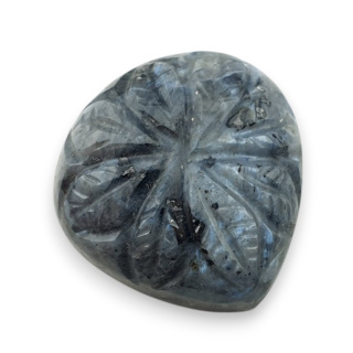 Larvikite carved cabochon 24x22 mm no 76