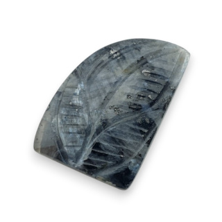 Larvikite carved cabochon 25x17 mm no 38