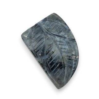 Larvikite carved cabochon 25x17 mm no 38