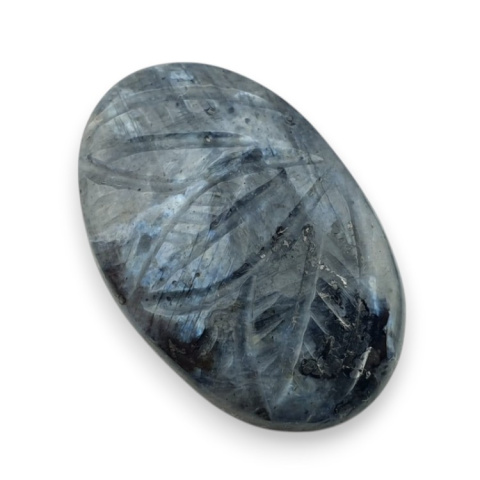 Larvikite carved cabochon 26x17 mm no 19 Larvikite carved cabochon 26x17 mm no 19