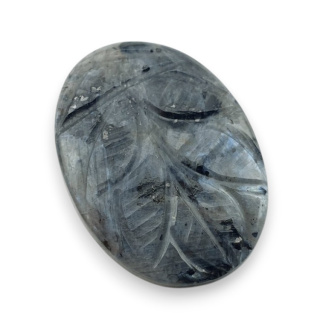 Larvikite carved cabochon 26x19 mm no 20