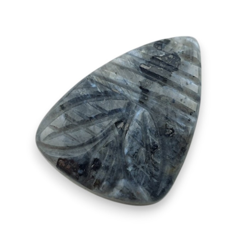 Larvikite carved cabochon 26x19 mm no 78 Larvikite carved cabochon 26x19 mm no 78