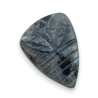 Larvikite carved cabochon 26x19 mm no 78