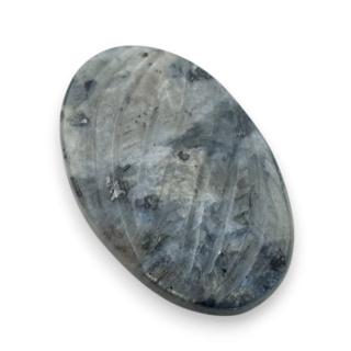 Larvikite carved cabochon 27x17 mm no 27