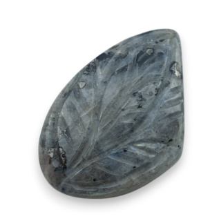 Larvikite carved cabochon 27x18 mm no 47