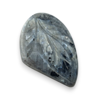 Larvikite carved cabochon 27x18 mm no 47
