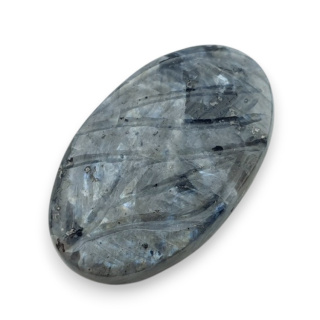 Larvikite carved cabochon 30x18 mm no 21
