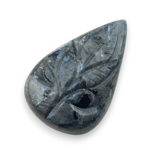 Larvikite carved cabochon 30x19 mm no 15 Larvikite carved cabochon 30x19 mm no 15
