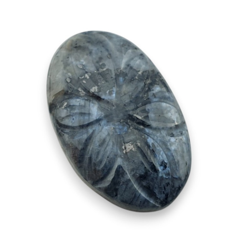 Larvikite carved cabochon 30x19 mm no 52 Larvikite carved cabochon 30x19 mm no 52