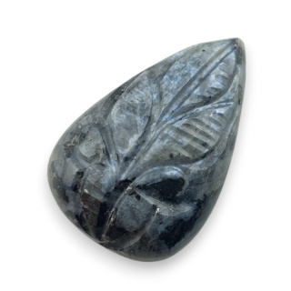 Larvikite carved cabochon 30x20 mm no 11