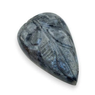 Larvikite carved cabochon 30x20 mm no 11
