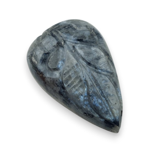 Larvikite carved cabochon 30x20 mm no 11 Larvikite carved cabochon 30x20 mm no 11