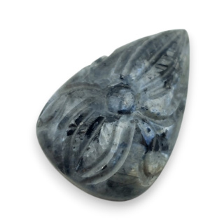 Larvikite carved cabochon 30x20 mm no 63